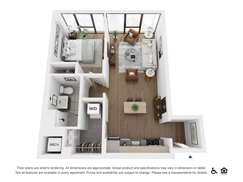 bedroom floor plan | apartments in pittsburgh pa | the alden